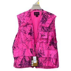 Womens Hunting/Fishing Vest Pink Camo